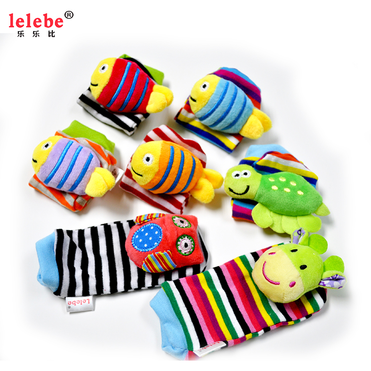 Погремушки носки оптовый Производитель 2020 Новые поступления игрушки мягкое одеяло плюшевое Животное Черепаха детские носки для детских изделий
