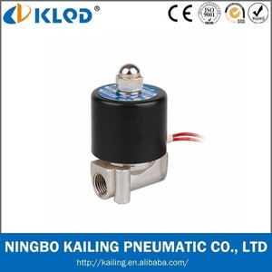2 way stainless steel mini water 24 volt solenoid valve 2W025-08B