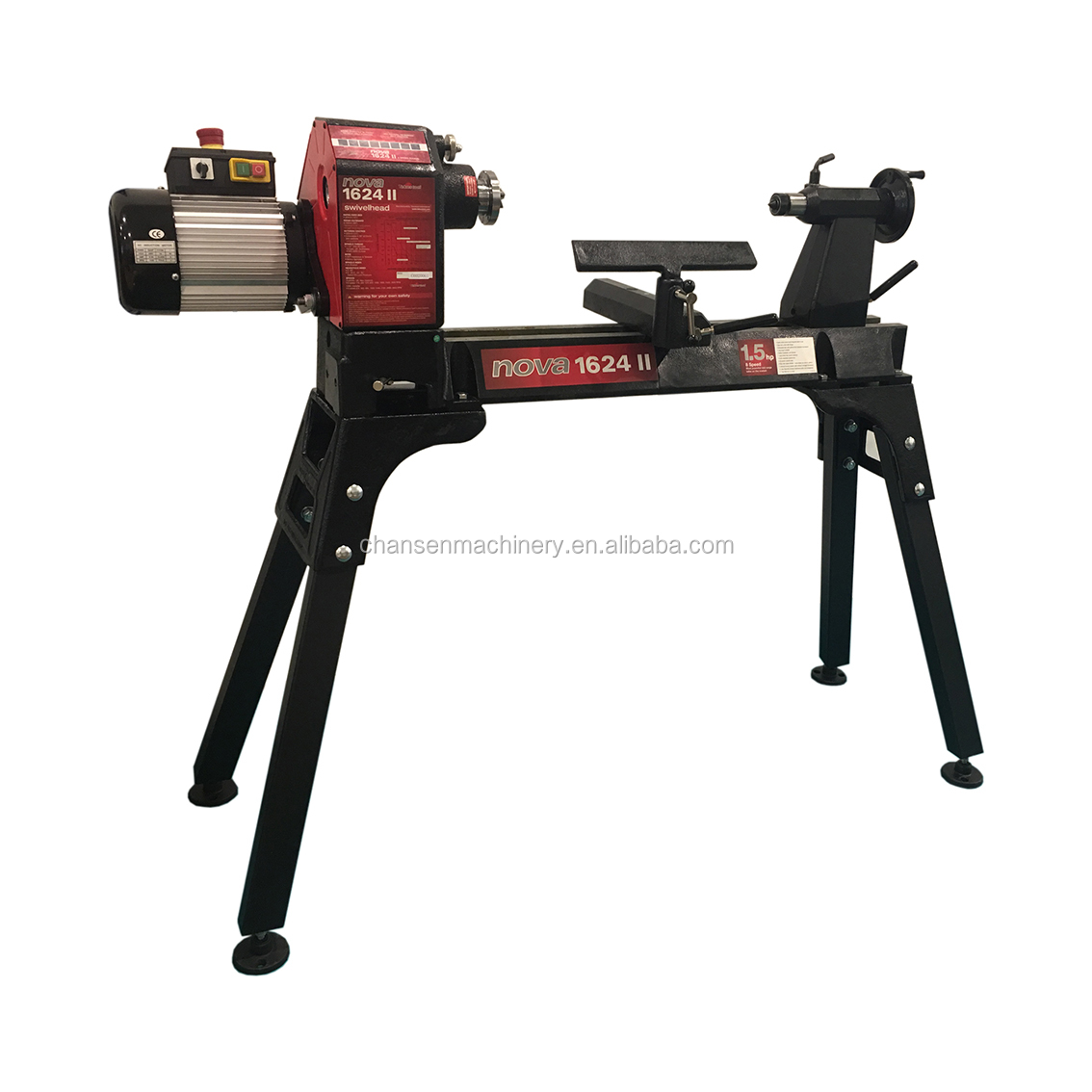 NOVA 1624 II Wood Turning Lathe Machine with G3 Chuck - 1.5hp, 8