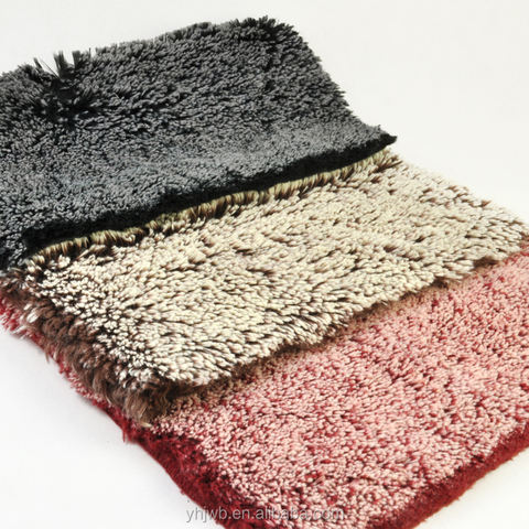 discharge print fabric/high quality long pile fabric