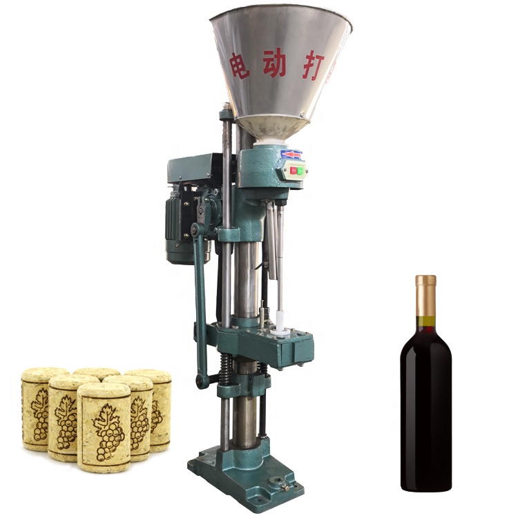 Полуавтоматическая машина для укупорки пробковых бутылок красного вина/укупорочная машина для пробковых бутылок