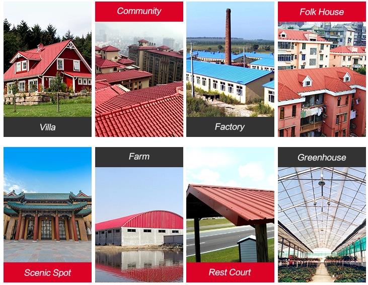 PVC Spanish roof tile