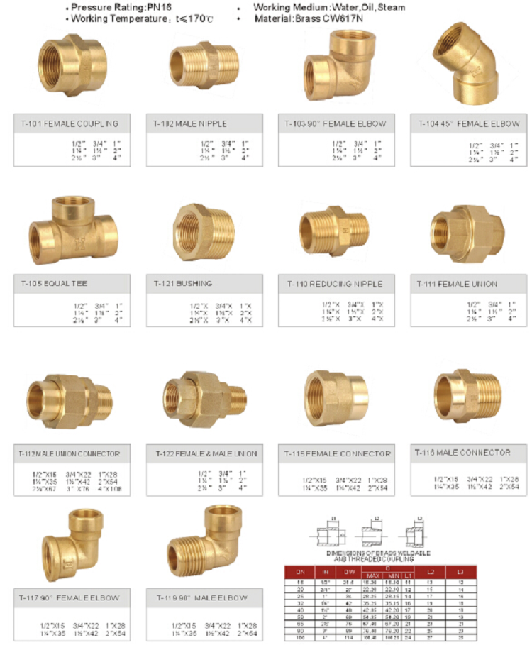 HAMBER-290042 lead free brass fittings