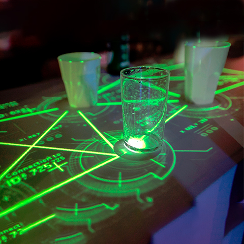 Magic Chariottech Interactive Beer Bar Used For Clients To Play