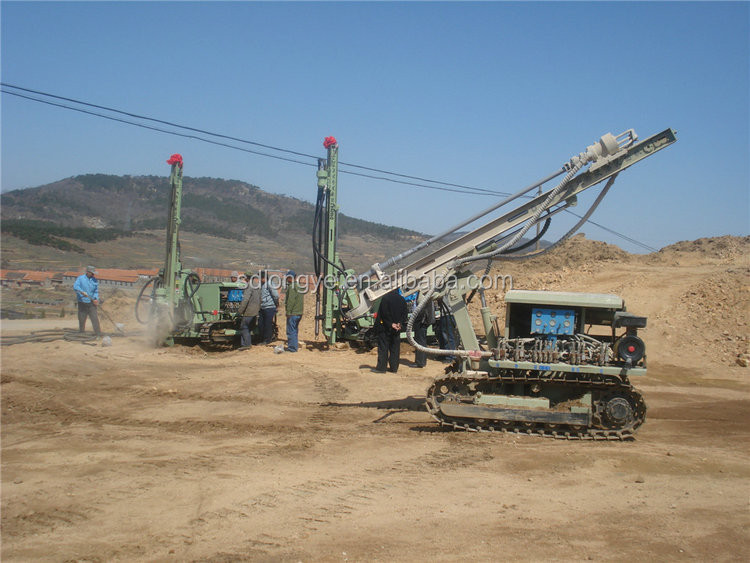 30 m深度ctq-d100ya2开采式爆破孔钻机