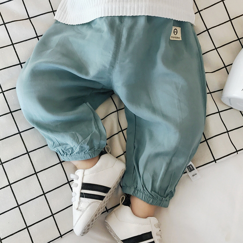 Детская одежда, брюки для мальчиков, новинка 2019, яркие брюки с защитой от москитов ярких цветов, летние брюки для мальчиков