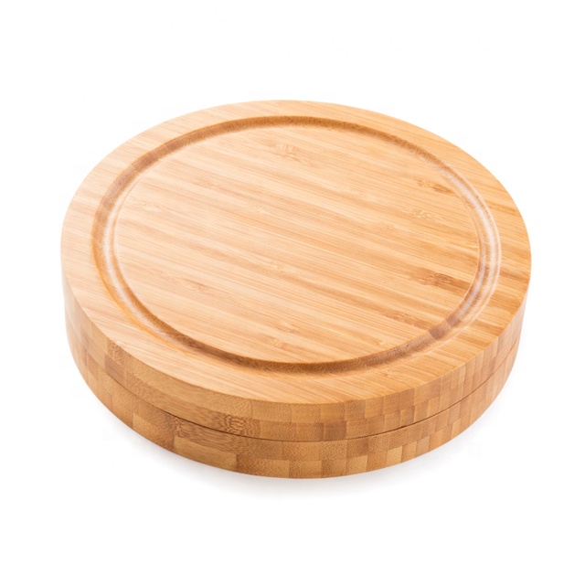 Make a round. Round bamboo board.