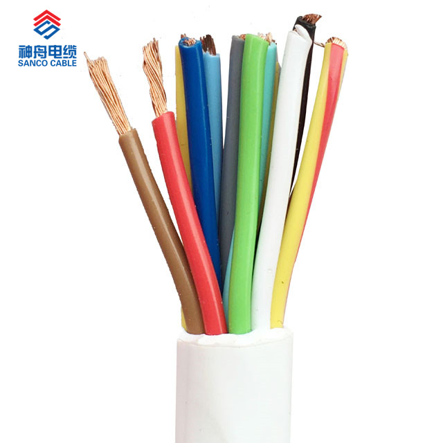 Многожильный фторопласт изолированный ПВХ обшитый специальный контрольный кабель, контроль кабеля