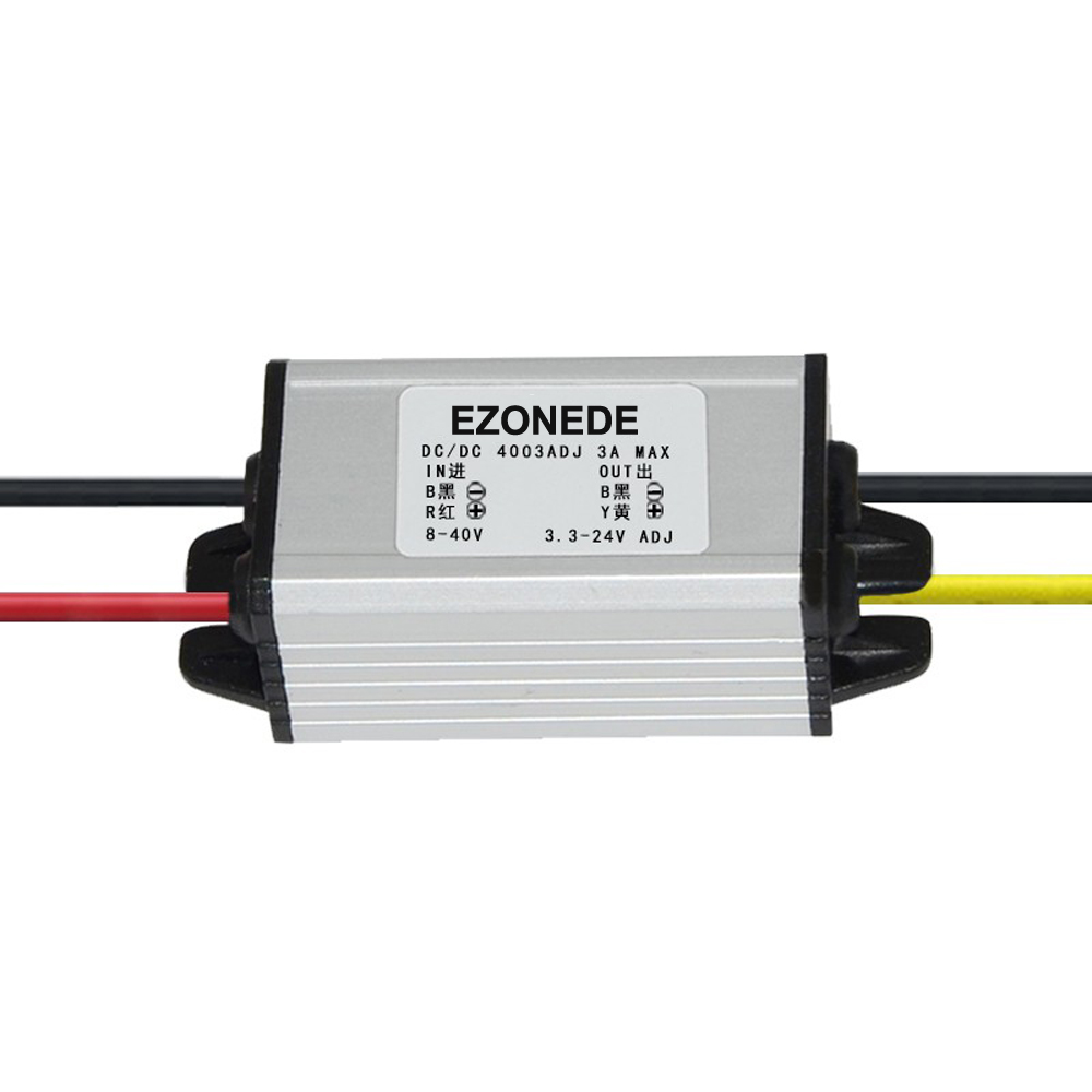 Haute Puissance Etanche COURANT CONTINU-DC 12 V 24 V Step-down to 5 V 10 A voiture 50 W Puissance Convertisseur