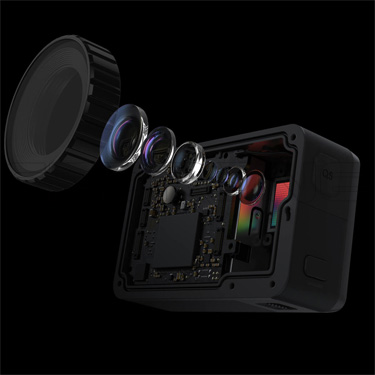 Hot selling osmo action sport camera waterproof with dual screen  for sport camera mini camera  other Consumer Electronics