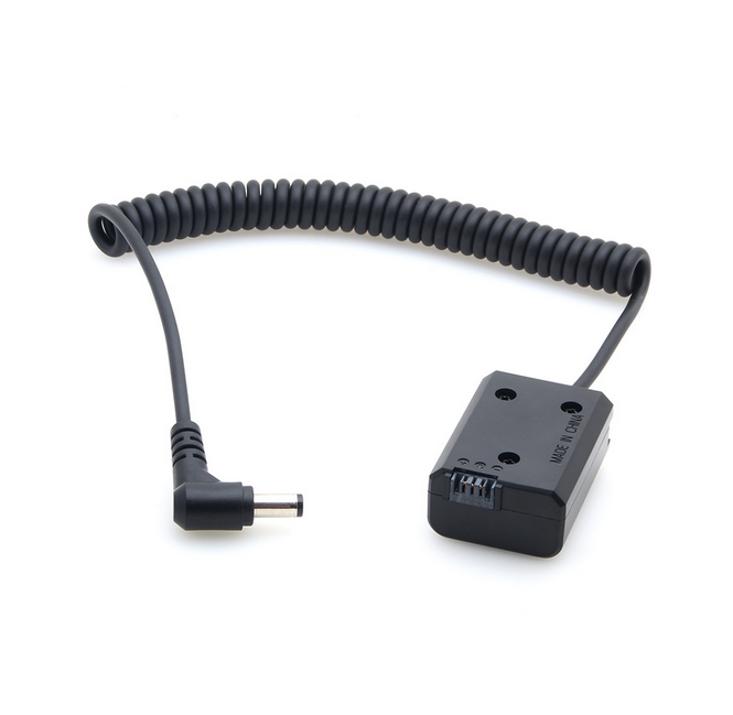 le D-robinet de V-bâti à l'adaptateur factice de batterie de puissance de coupleur de C.C NP-FW50 extensible le cordon pour a7 a7ii a7s a7r a7sii a7rii