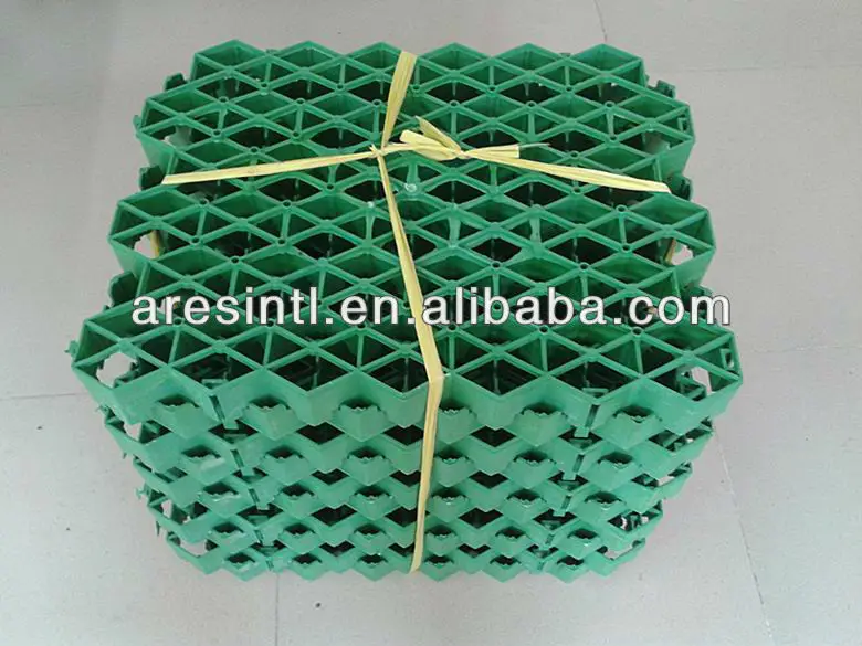 Парковка травы сетки №