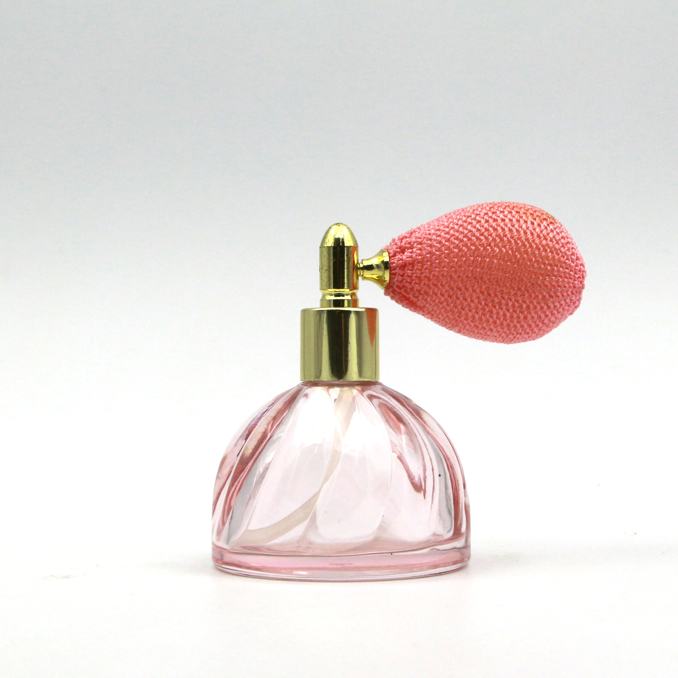 40ml ピンク色の半円形ガラス香水瓶（スプレーポンプ付き）| Alibaba.com