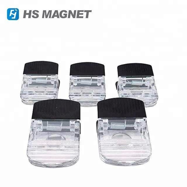 HS Fashionable Office Memo Magnetic Clip Magnet Paper Hanging Clip