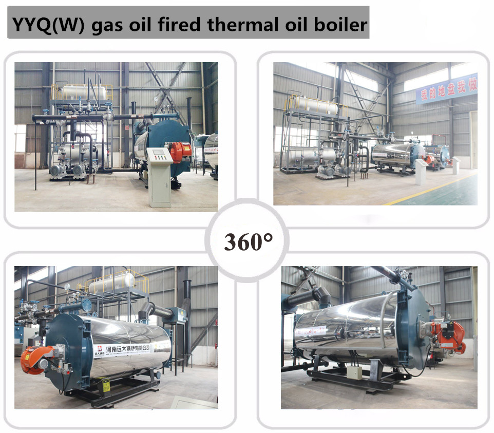 1200kw natural gas diesel heavy oil fired thermal oil heater