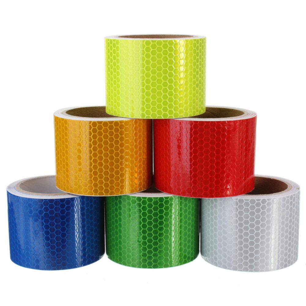 5 Piece of 50mm×150mm Red High Intensity Reflective Stickers Tape Self-Adhesive