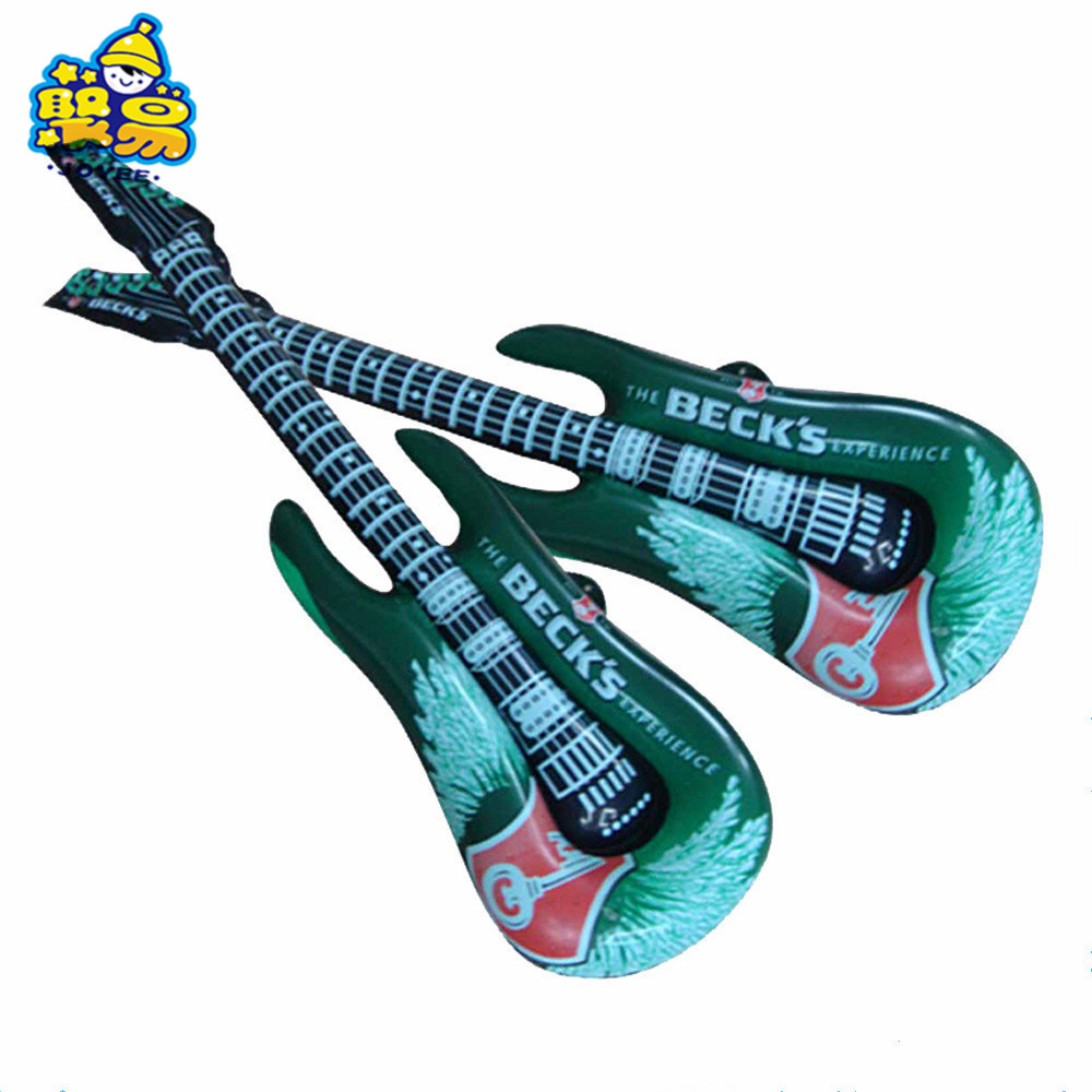6pcs Large Size 91cm Inflatable Air Guitar Kids Children Toy Blow Up Party