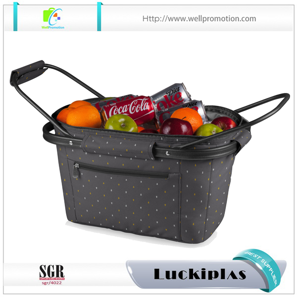 حقيبة حمل قابلة للطي سلة النزهة حقيبة تبريد سلة معزولة شعبية