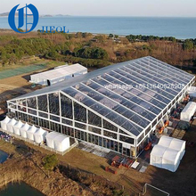 Guangzhou Heavy Duty Canvas Tents with Clear Roof Top