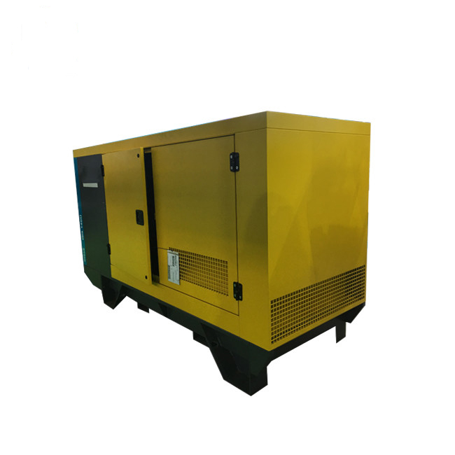 Factory direct sale 40kw 50kva soundproof diesel generator with base tank