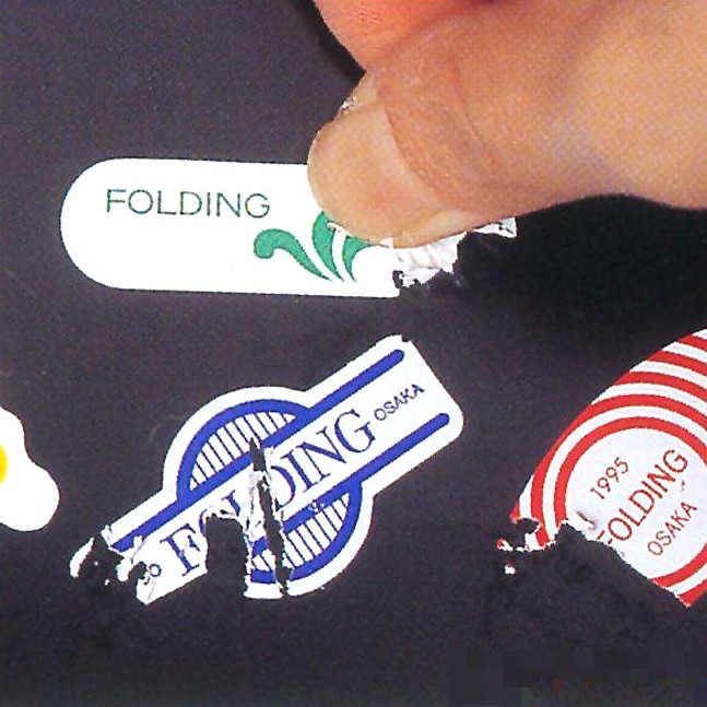 custom size fragile anticounterfeit label a4 eggshell sticker paper