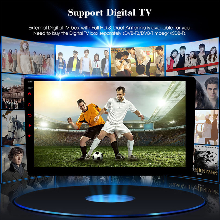 2DIN Android 10.0 Quad Core 9 inch Car DVD for KIA Sportage R 2010-2016 Radio DVD navigation GPS Radio audio multimedia