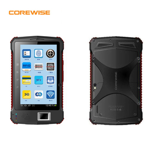 Hot Sale Corewise Rugged Quad core Android Tablet PC 7'' Capacitive Screen with Fingerprint Sensor Barcode Scanner UHF RFID read