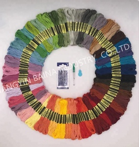 Embroidery Use high-quality DMC colors 100% cotton Mercerized Technics cross stitch floss 8m 150 skeins