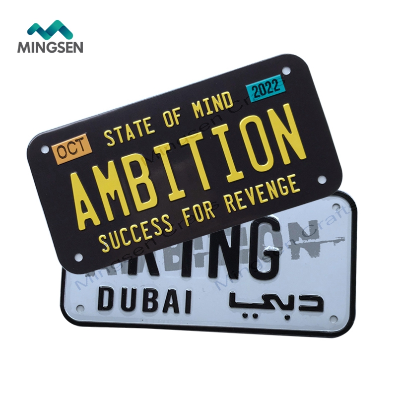 Пользовательский дизайн Печать декоративный номерной знак автомобиля