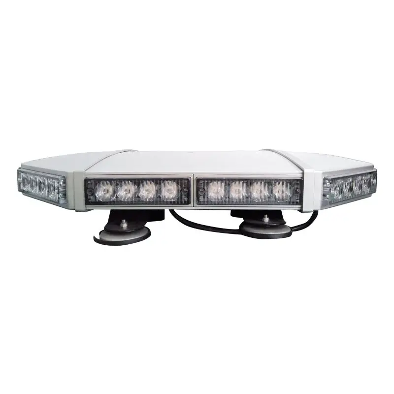 Mini barra de luces de advertencia con carcasa de aluminio de buena calidad, 40cm, luces intermitentes de ambulancia