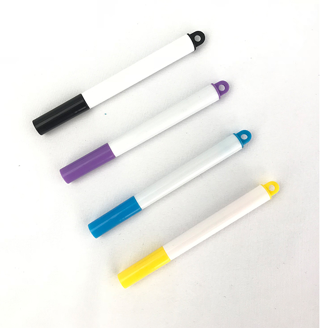 Wholesale 5//10 Plastic Black Whiteboard Marker Dry Erase Pen with Eraser Lid Cap