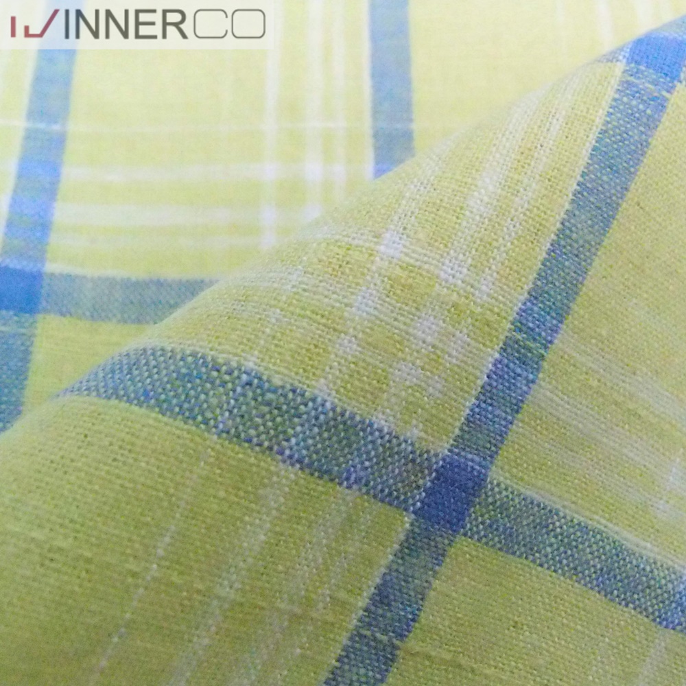 Winnerco yarn dyeing linen cotton dobby fabric price