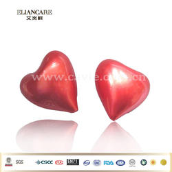 5g heart shaped shimmer scented colorful bath beads