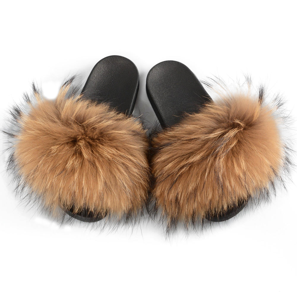 fur flip flops wholesale