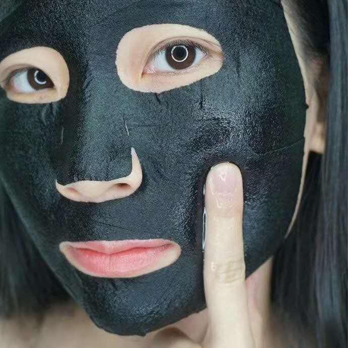 Charcoal Sheet Mask Deep Cleansing Purifying Activated Charcoal Dry Face Mask sheet