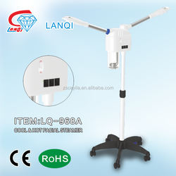 LANQI LQ-968A DOUBLE TUBE COLD &HOT OZONE   FACIAL STEAMER