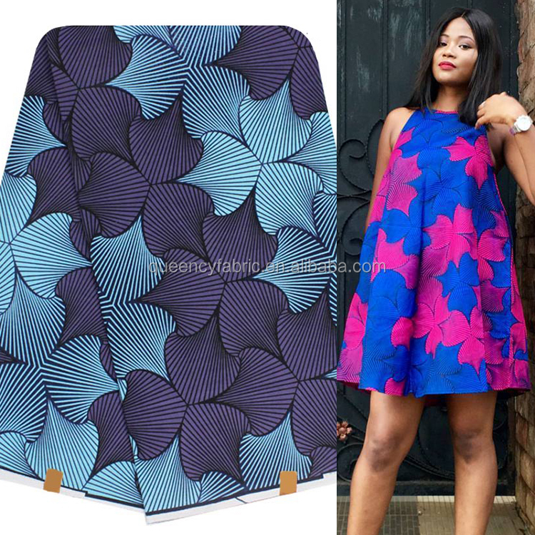 Хлопковая ткань Queency с Африканским восковым принтом, гарантия качества, Танзания, оптовая продажа