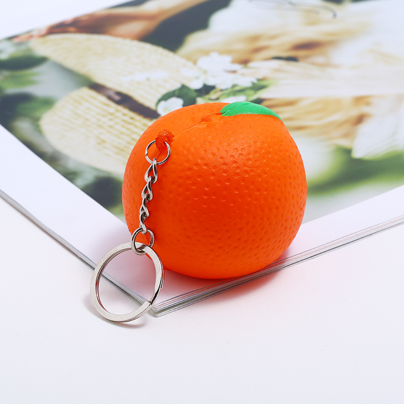 Lemon Fun Novelty Fruit With Faces Keyrings Orange Or Watermelon