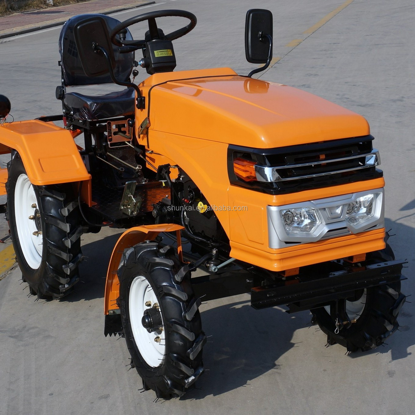 shunkai 品牌 12hp 15hp 18hp 皮带驱动迷你轮拖拉机