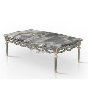 Marble Top Solid Wood Coffee Table Design Hand Carved Rose Marble Top Solid Wood Coffee Table Design Hand Carved Rose