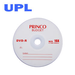 Hot sale 16X orçamento princo dvd disco em branco 4.7 gb
