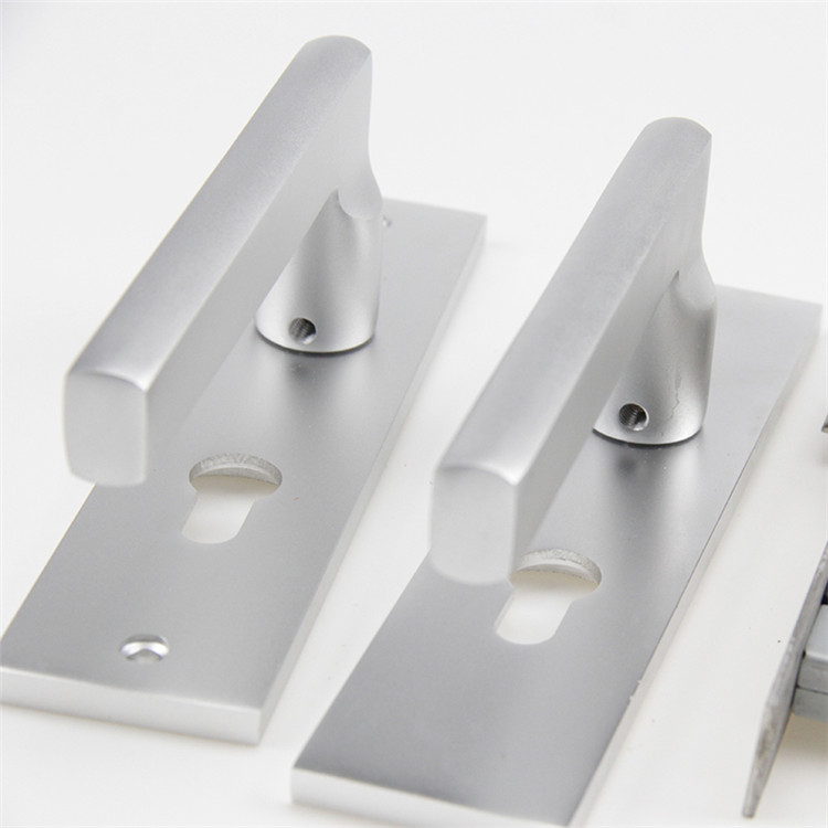 America silver interior door handle lock aluminum door handle
