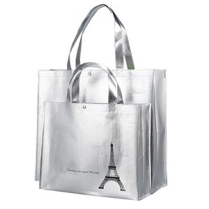 silver tote bags wholesale