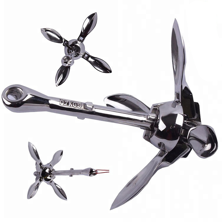 Лодочный фитинг, складной морской якорь грейнеля, горячеоцинкованный