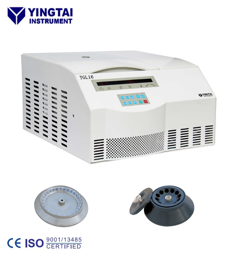 Высокоскоростная рефрижераторная центрифуга Benchtop с максимальной скоростью 16000 об/мин