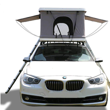 DIY White Grey Hard Shell Roof Top Tent for Cars