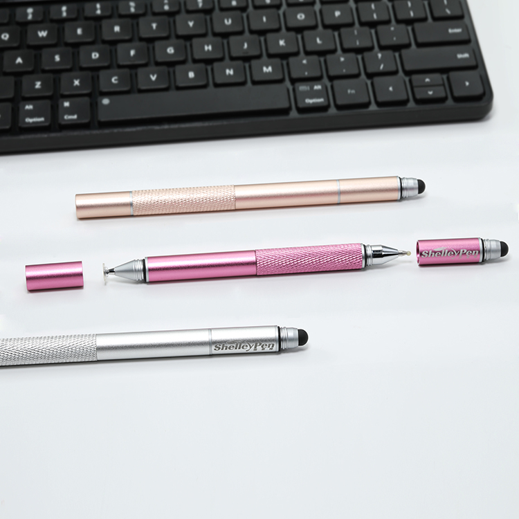 Новинка 3 в 1 алюминиевого материала Soft Touch стилус для сенсорных устройств