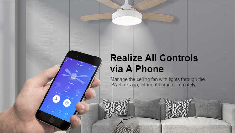 SONOFF — ventilateur de plafond Wifi ifan 03, contrôleur de lumières, domotique, sans fil, fonctionne avec Alexa, nouvelle collection