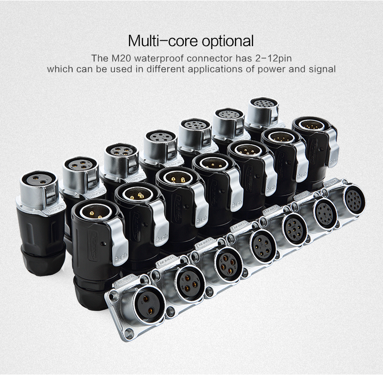 CNLINKO LP-12 Industrial Waterproof Connector IP68 Circular Connector - View #13