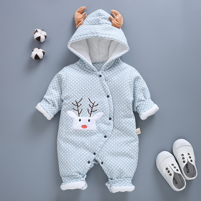 Высококачественный комбинезон для малышей, хлопковое боди, китайская оптовая продажа, детский матросский комбинезон для девочек, теплая зимняя одежда, комплект одежды из 2 предметов